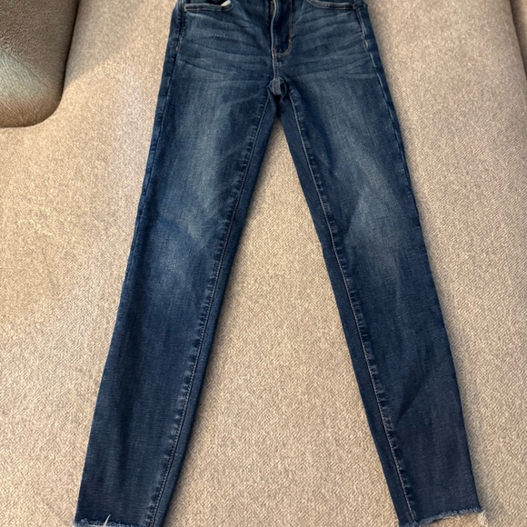 American Eagle Blue Skinny Jeans with Classic Style Size O Regular - Picture 1 of 6